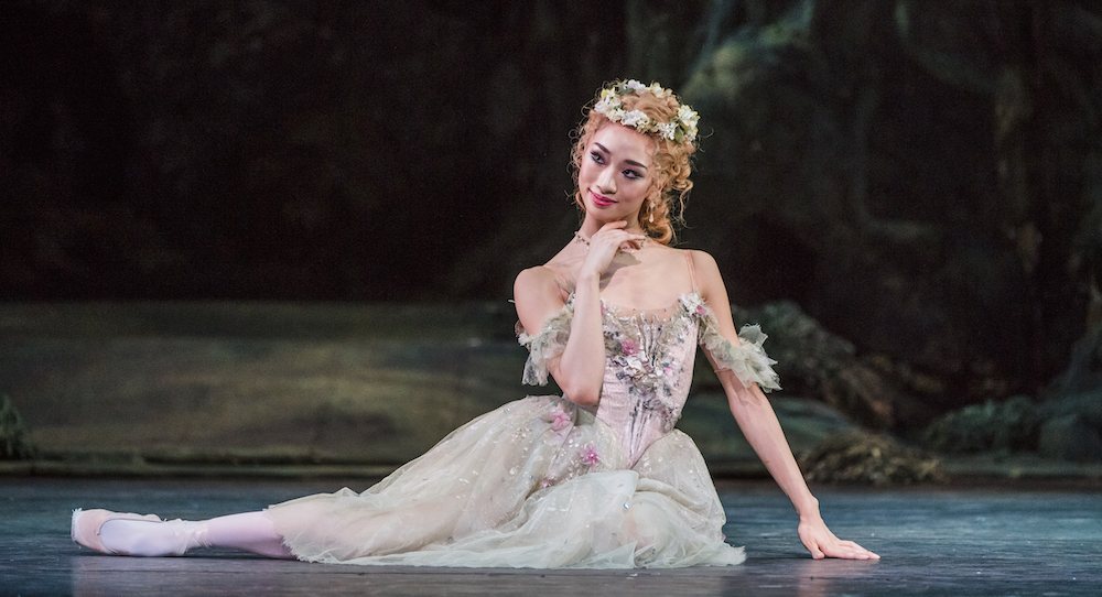 The Royal Ballet's Akane Takada as Titania in 'The Dream'. Photo by Tristram Kenton.