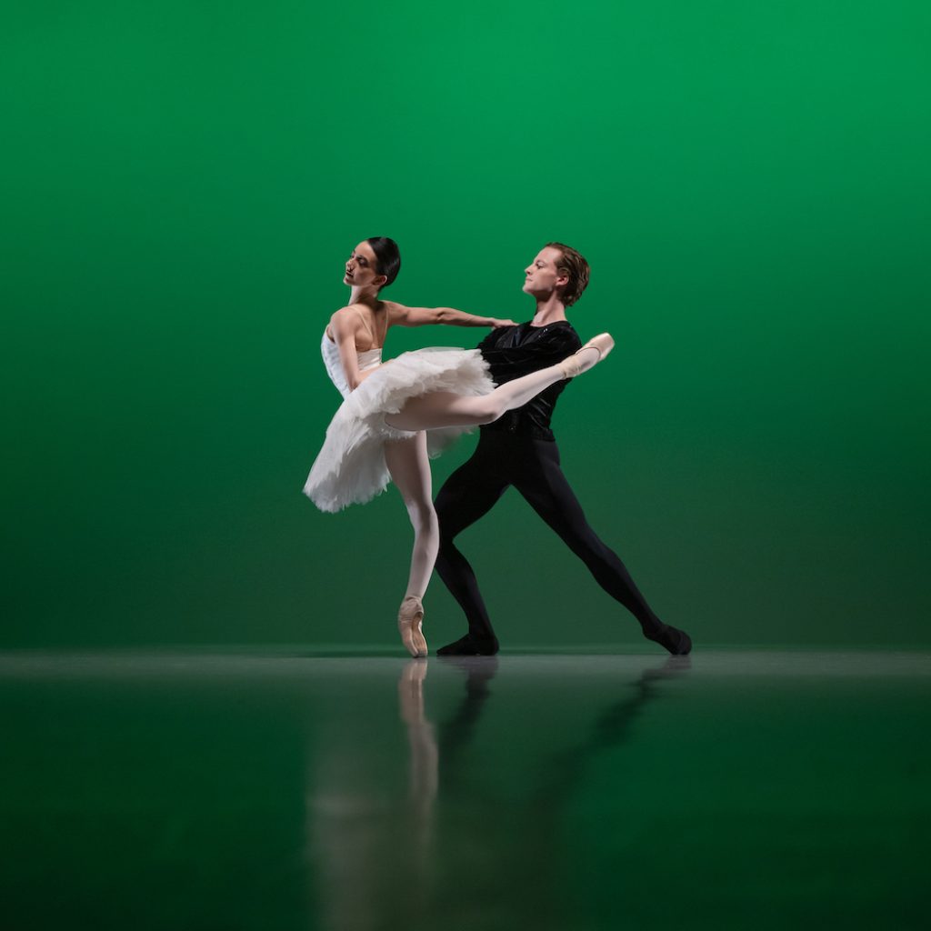 London City Ballet's Ayca Anil and Mischa Goodman in Ashley Page's 'Larina Waltz'.
