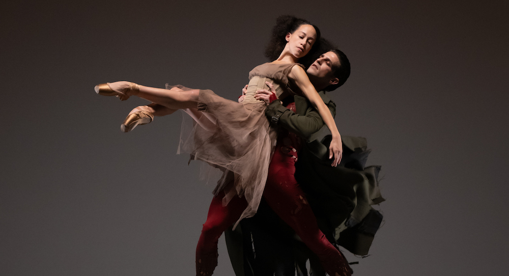 London City Ballet's Kanika Skye-Carr and Alvaro Madrigal in Christopher Marney's 'Eve'.