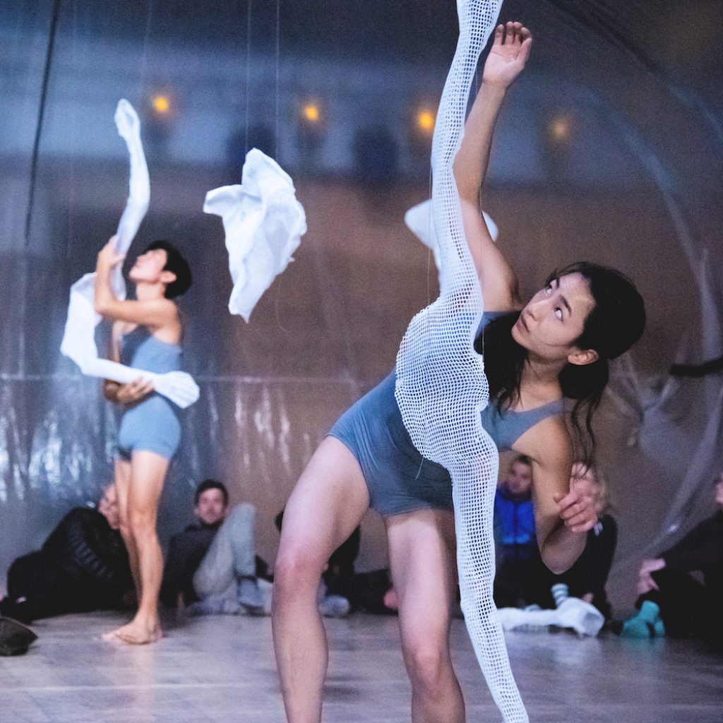 Neon Dance's Aoi Nakamura performing in 'Puzzle Creature'. Photo by Miles Hart Photography.