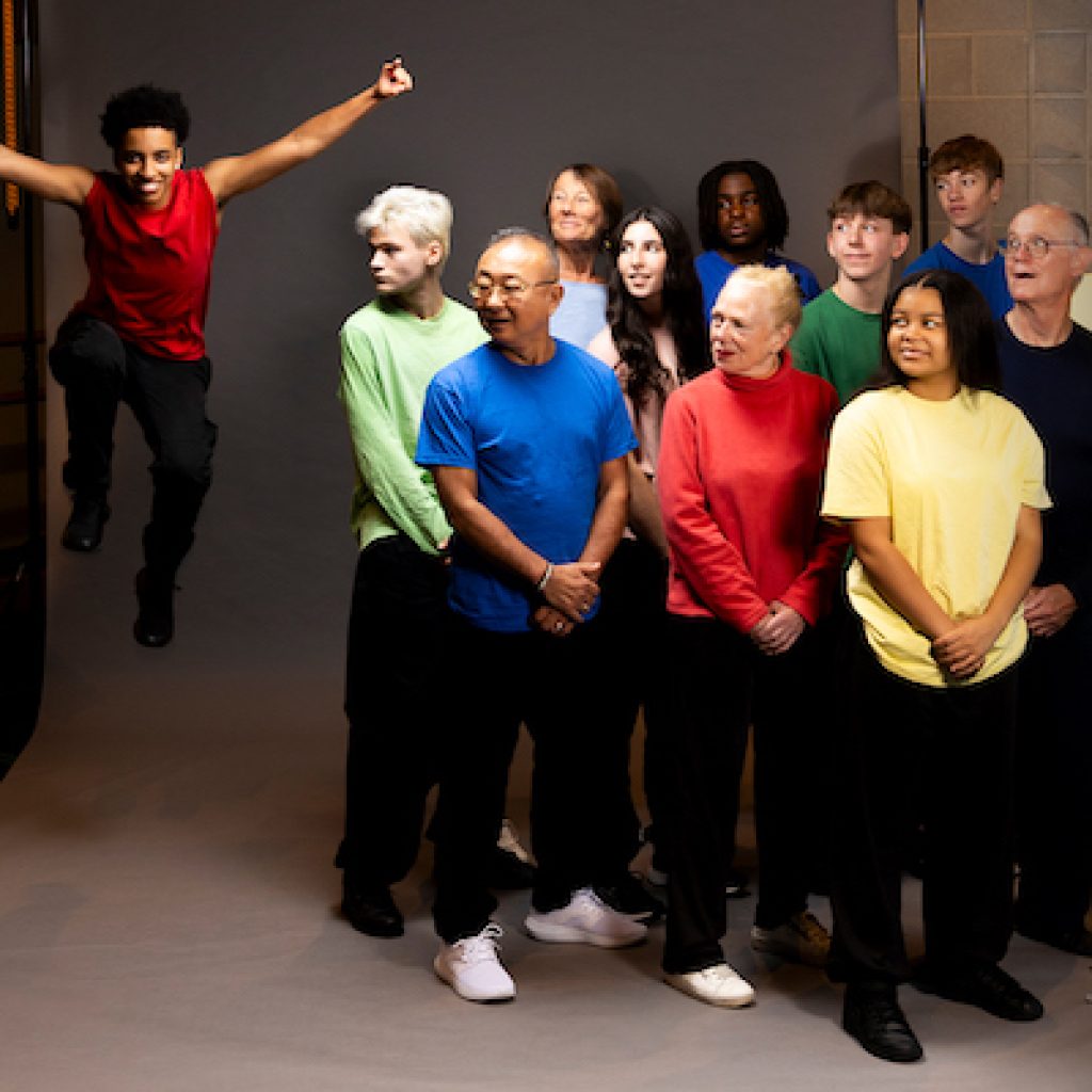 Company of Elders and ZooNation Youth Company in 'The Exchange'. Photo by Paul Hampartsoumian.