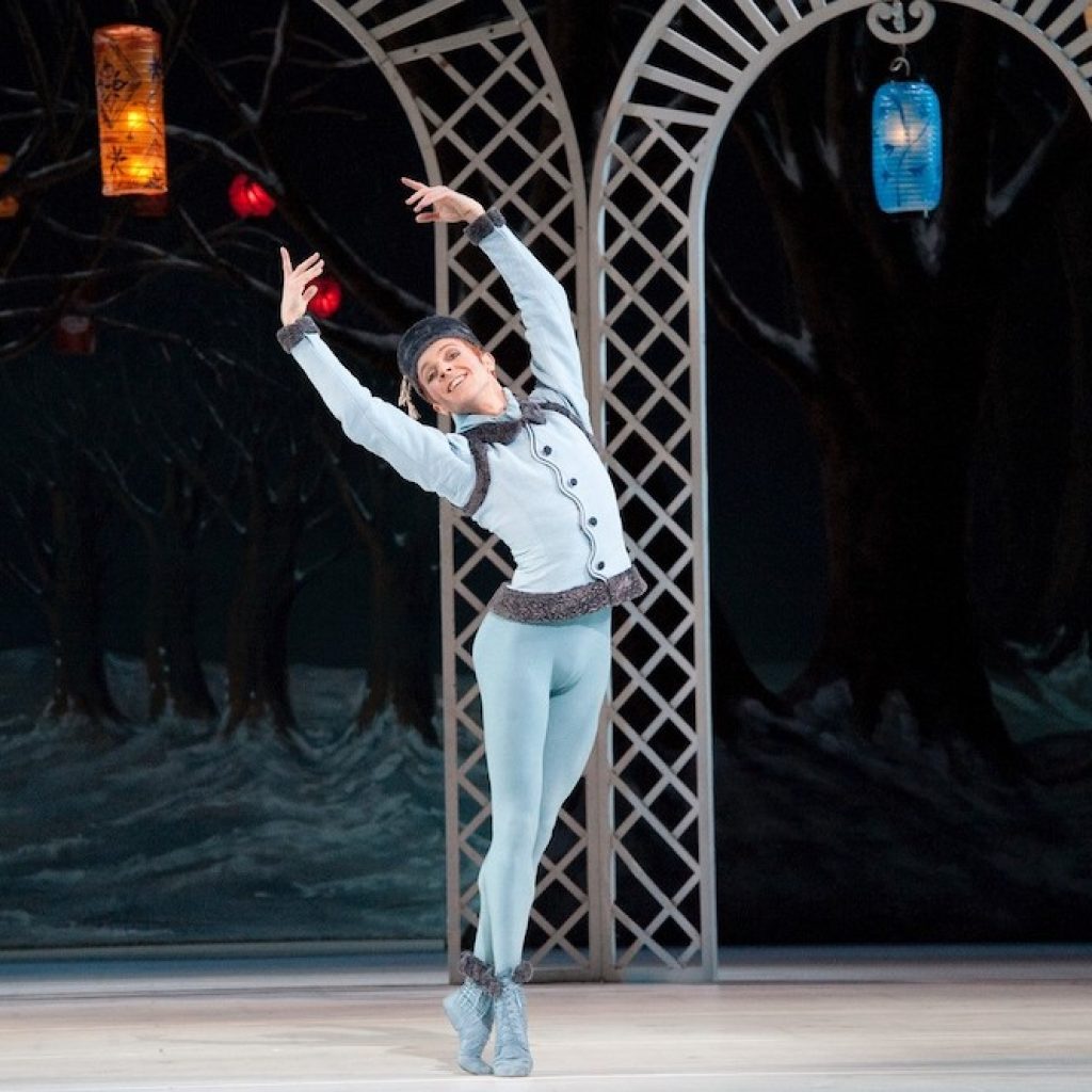 The Royal Ballet Principal Steven McRae in 'Les Patineurs'. Photo by Tristram Kenton.