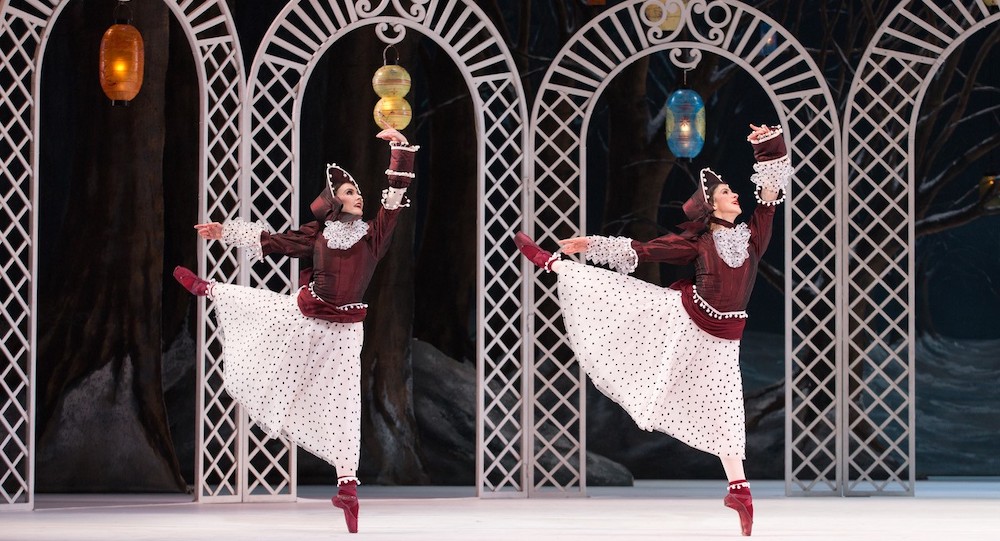 The Royal Ballet in 'Les Patineurs'. Photo by Alice Pennefather.