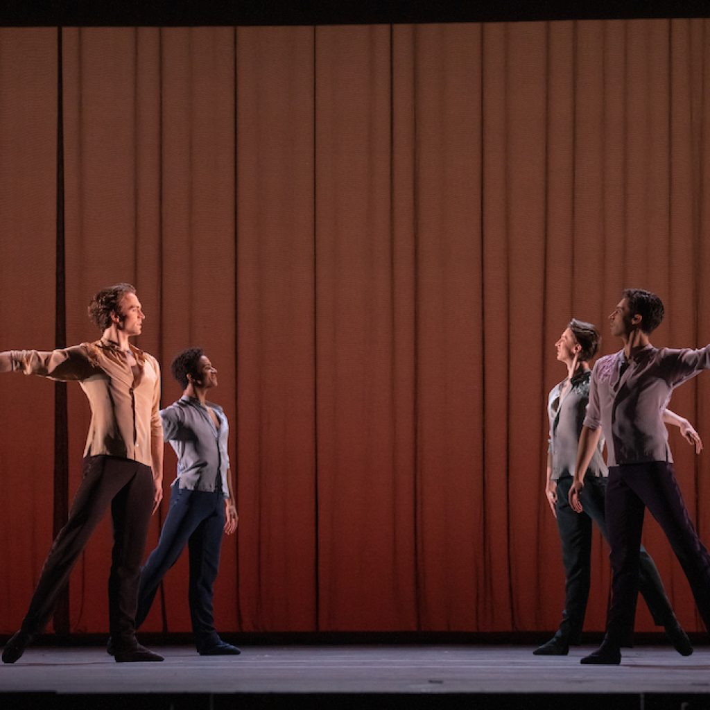 The Royal Ballet in Christopher Wheeldon's 'For Four'. Photo by Andrej Uspenski.