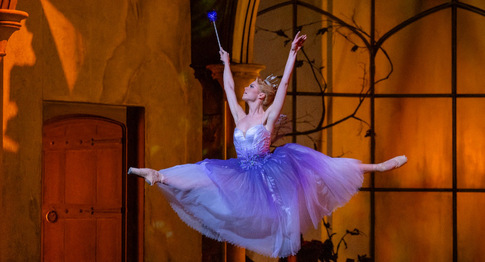 Gina Storm-Jensen as The Fairy Godmother in 'Cinderella'. Photo by Andrej Uspenski.