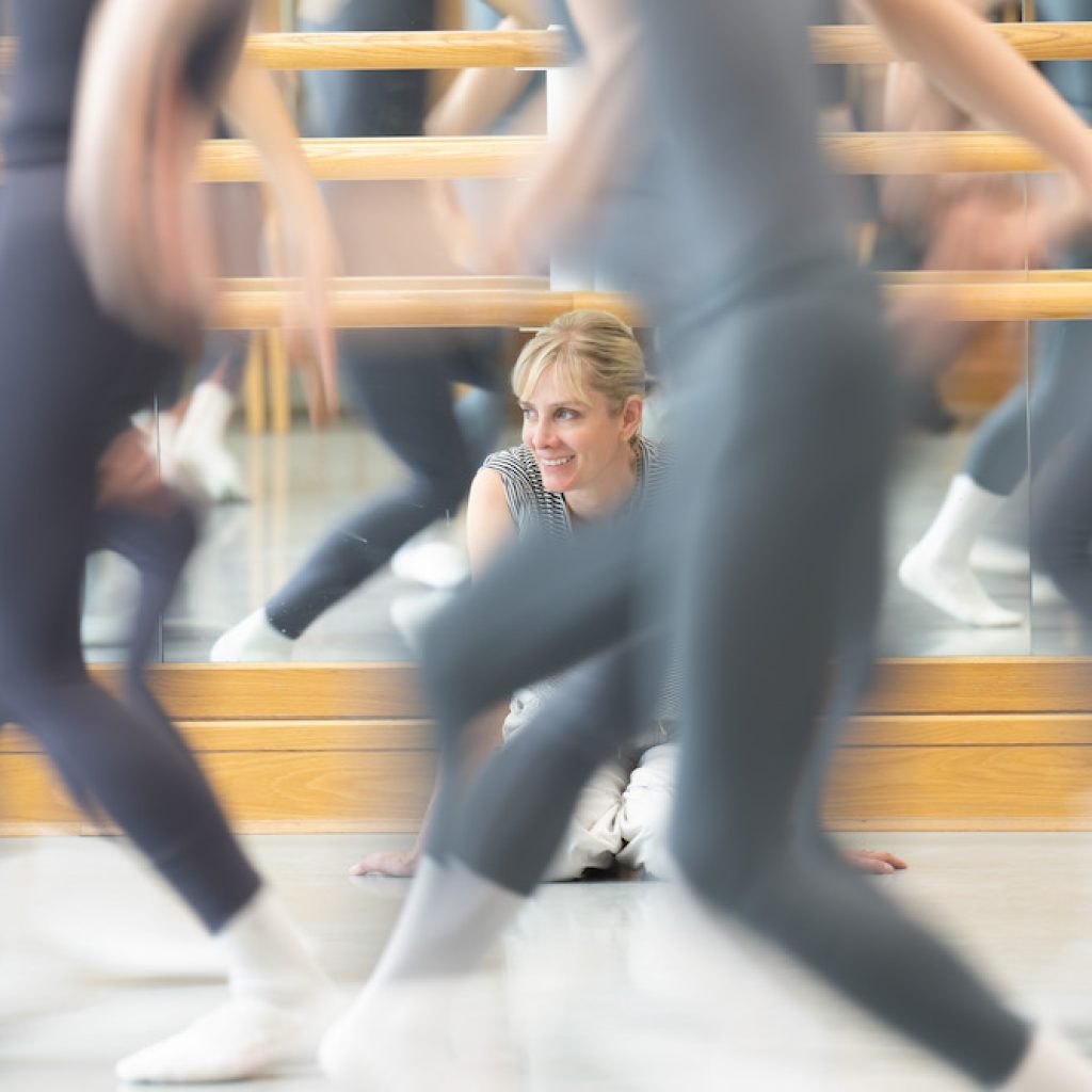 The Royal Ballet School in rehearsal for Gemma Bond's 'ASSEMBLAGE'. Photography by ASH.