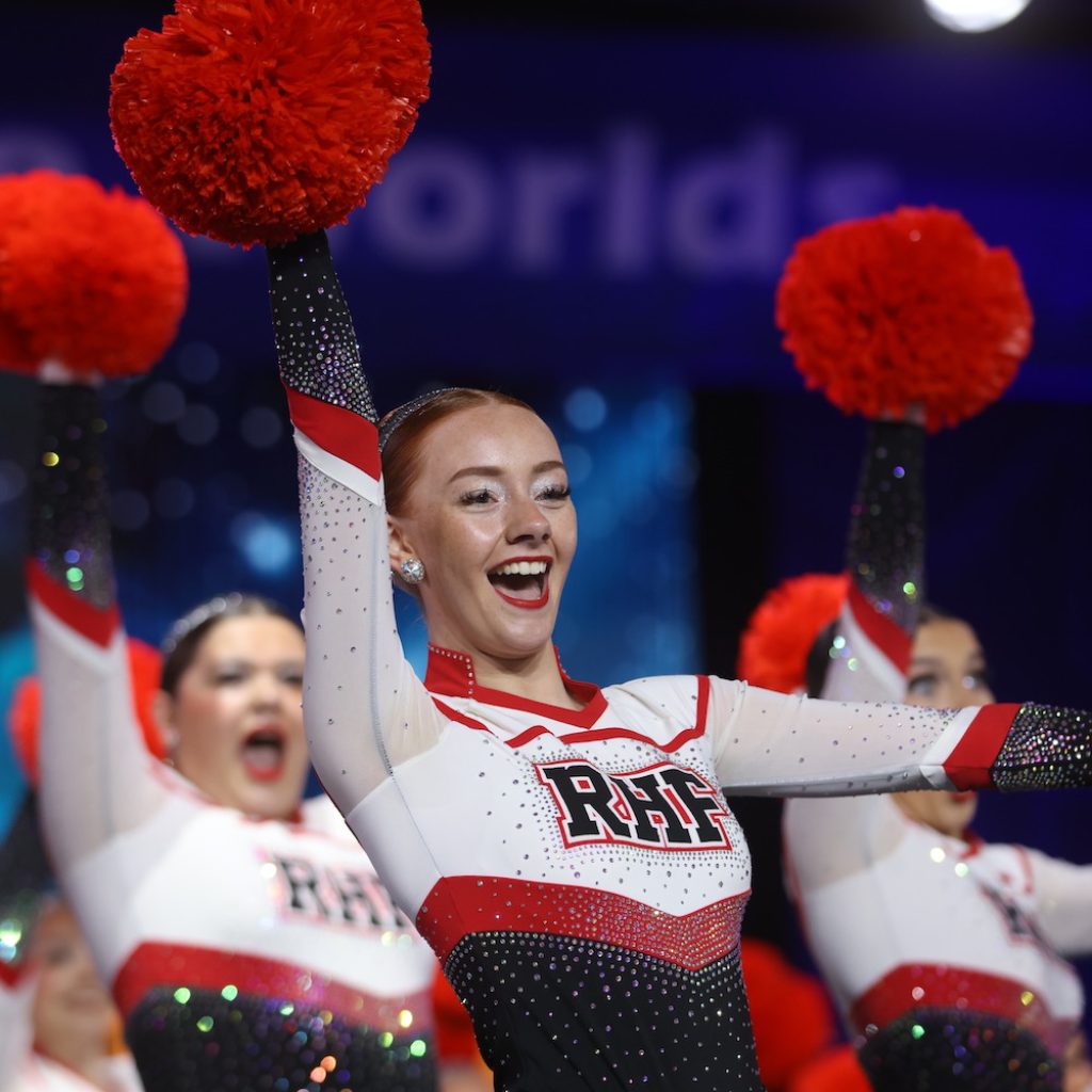 A dance team at The Dance Worlds. Photo by Action Moments Photography.