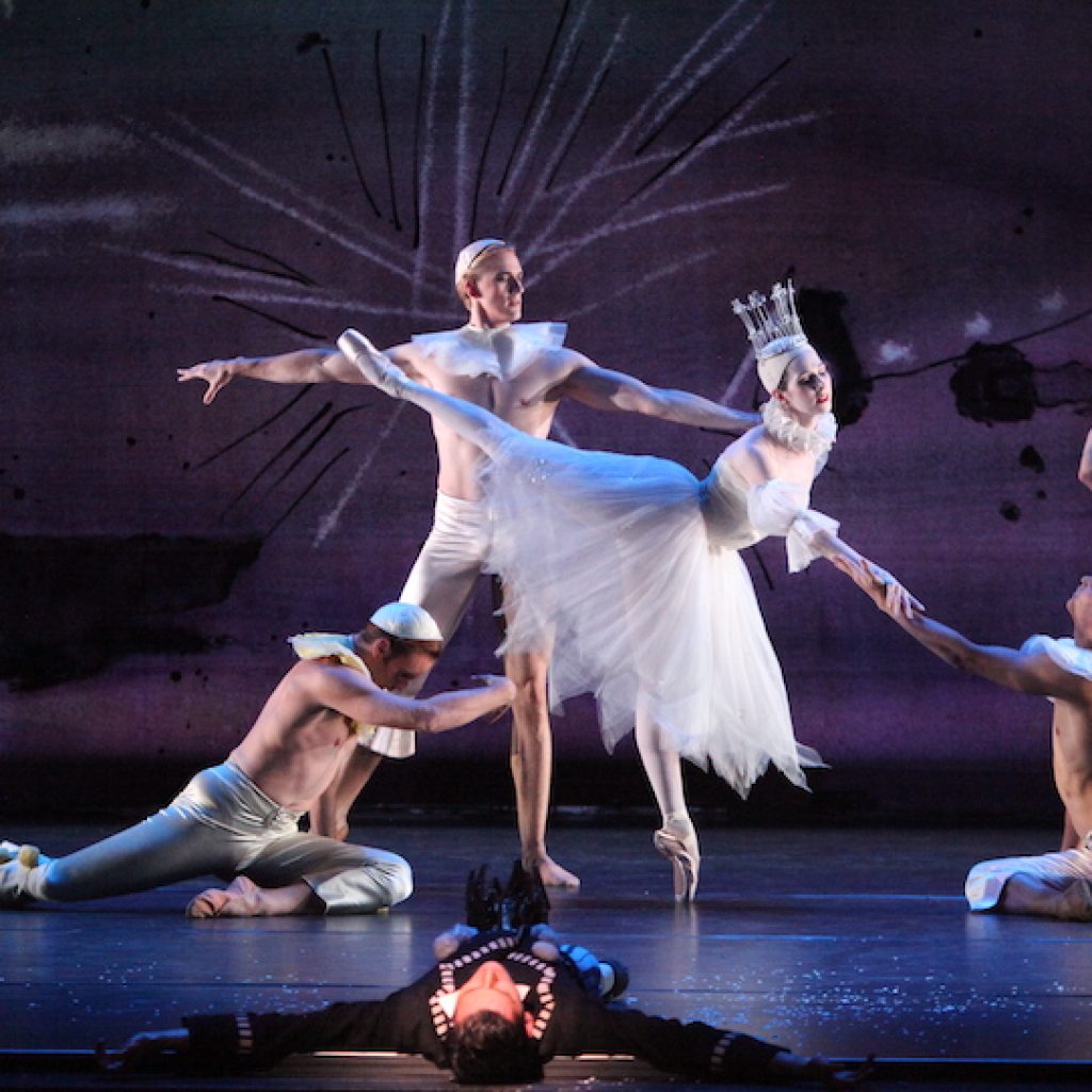 Amy Wood and The Sarasota Ballet in Sir Frederick Ashton's 'Illuminations'. Photo by Frank Atura.