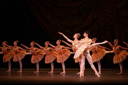 'Paquita', after Marius Petipa, Maia Rose Roberts & Ravi Cannonier-Watson. ©2024 Royal Ballet School. Photographed by Photography by ASH.