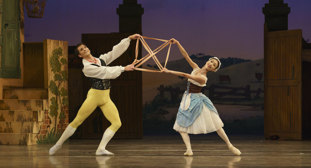 Birmingham Royal Ballet in Frederick Ashton's 'La Fille mal gardée'. Photo by Bill Cooper.