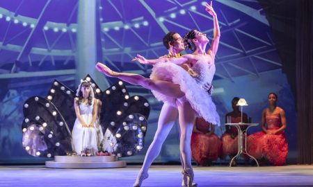 Laura Rodriguez as Sugarplum and Yonah Acosta as Prince in 'Nutracker in Havana'. Photo by Johan Persson.