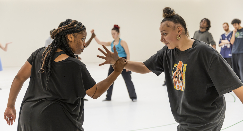 'Our Mighty Groove' rehearsal. Photo by Ellie Kurttz.