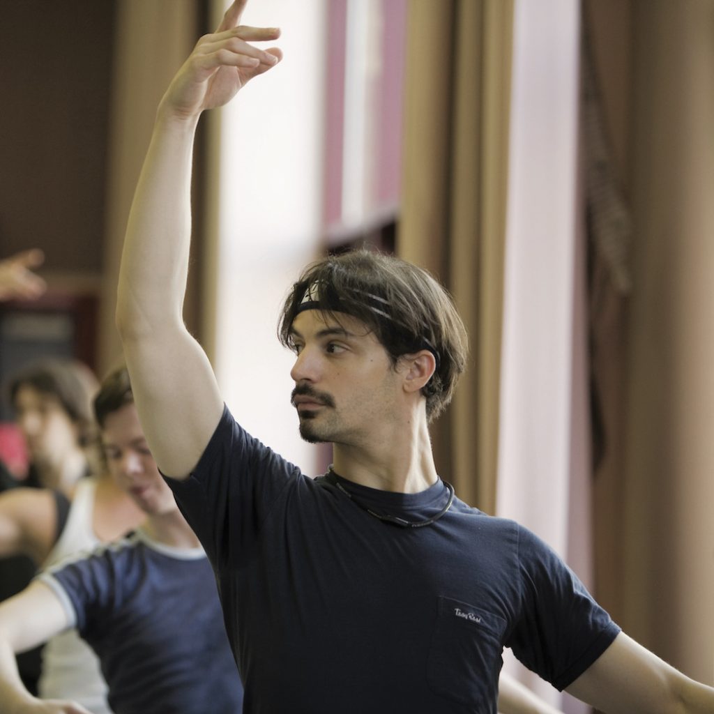 Dominic Antonucci in class. Photo by Andrew Ross.