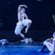 Harrison Dowzell (The Swan) and James Lovell (The Prince) in 'Matthew Bourne's Swan Lake.' Photo by Johan Persson.