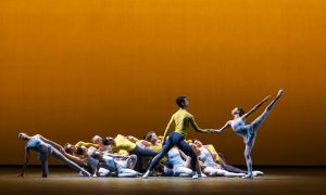 The Royal Ballet School in 'Swingle Stepping' by Morgann Runacre-Temple. Photo by Tristram Kenton.