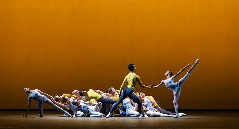 The Royal Ballet School in 'Swingle Stepping' by Morgann Runacre-Temple. Photo by Tristram Kenton.