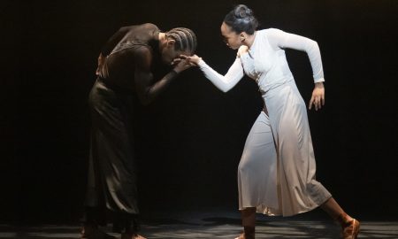 Ballet Black dancers Acaoã de Castro and Taraja Hudson in Chanel DaSilva's 'A Shadow Work.' Photography by ASH.