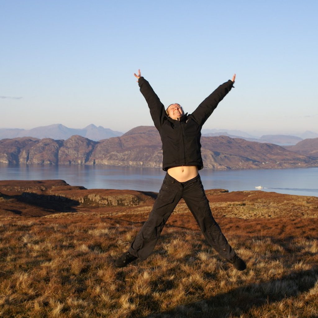Janine Allen, owner of Mull Ballet, on Isle of Mull. Photo courtesy of Allen.