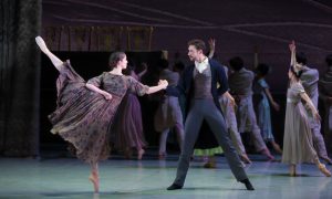 Northern Ballet's Dominique Larose and Joseph Taylor in Cathy Marston's 'Jane Eyre'. Photo by Emily Nuttall.