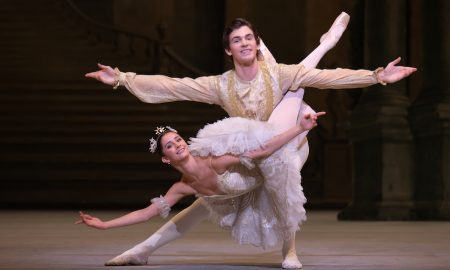 Aurora Chinchilla and Joe Parkinson in 'Aurora's Wedding', after Marius Petipa.