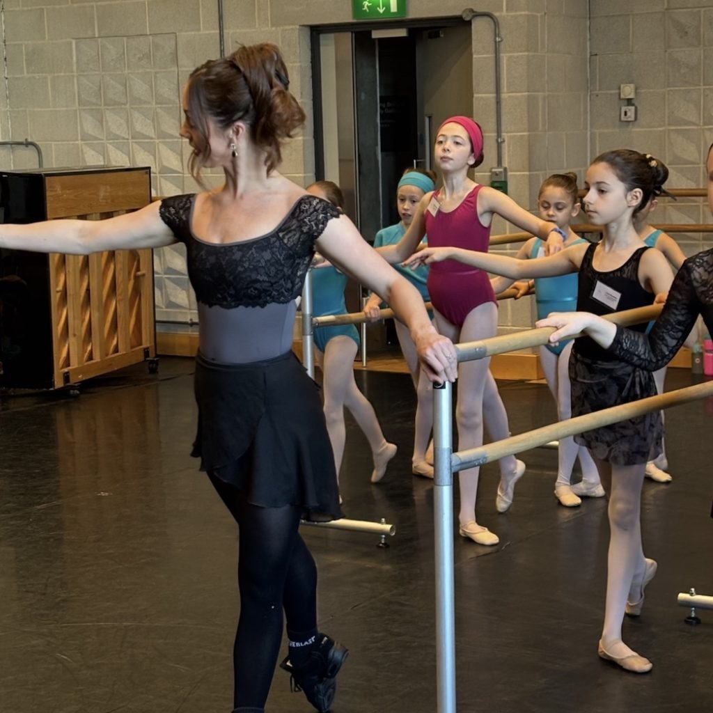 Ashley Shaw teaching. Photo courtesy of International Ballet Intensives.