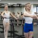 Junior Associate students in class. Photo by Henry Curtis, courtesy of The Royal Ballet School.
