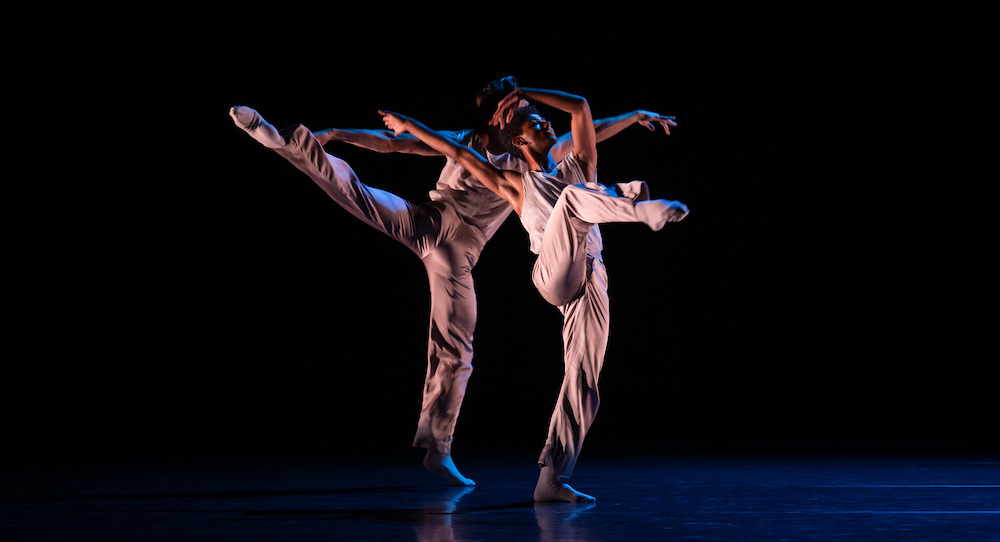London City Balelt's Arthur Wille and Joseph Taylor in 'Soft Shore.' Photo courtesy of London City Ballet.