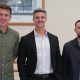 Mindflick’s Dr Tim Pitt (left) and Dr Sam Porter (right) with Royal Ballet School Artistic Director Iain Mackay (middle). Photo courtesy of The Royal Ballet School.