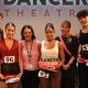 James Cousins, Ellie Harle, aged 18, Academy Theatre Arts (17-19 Theatre Runner Up), Worcester, Dame Arlene Phillips, Erin McShaw, aged 18, The BRIT School, London, Kate Prince, Leonardo Scafati, ArtsEd London, aged 18 (17-19 Theatre Runner Up). Photo by Hudson Pictures.