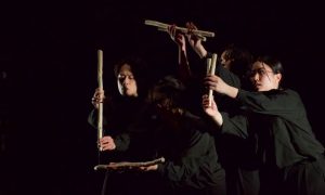 Unboxing Theatre in 'Sayonara'. Photo by Rachel Duff-Gibson.