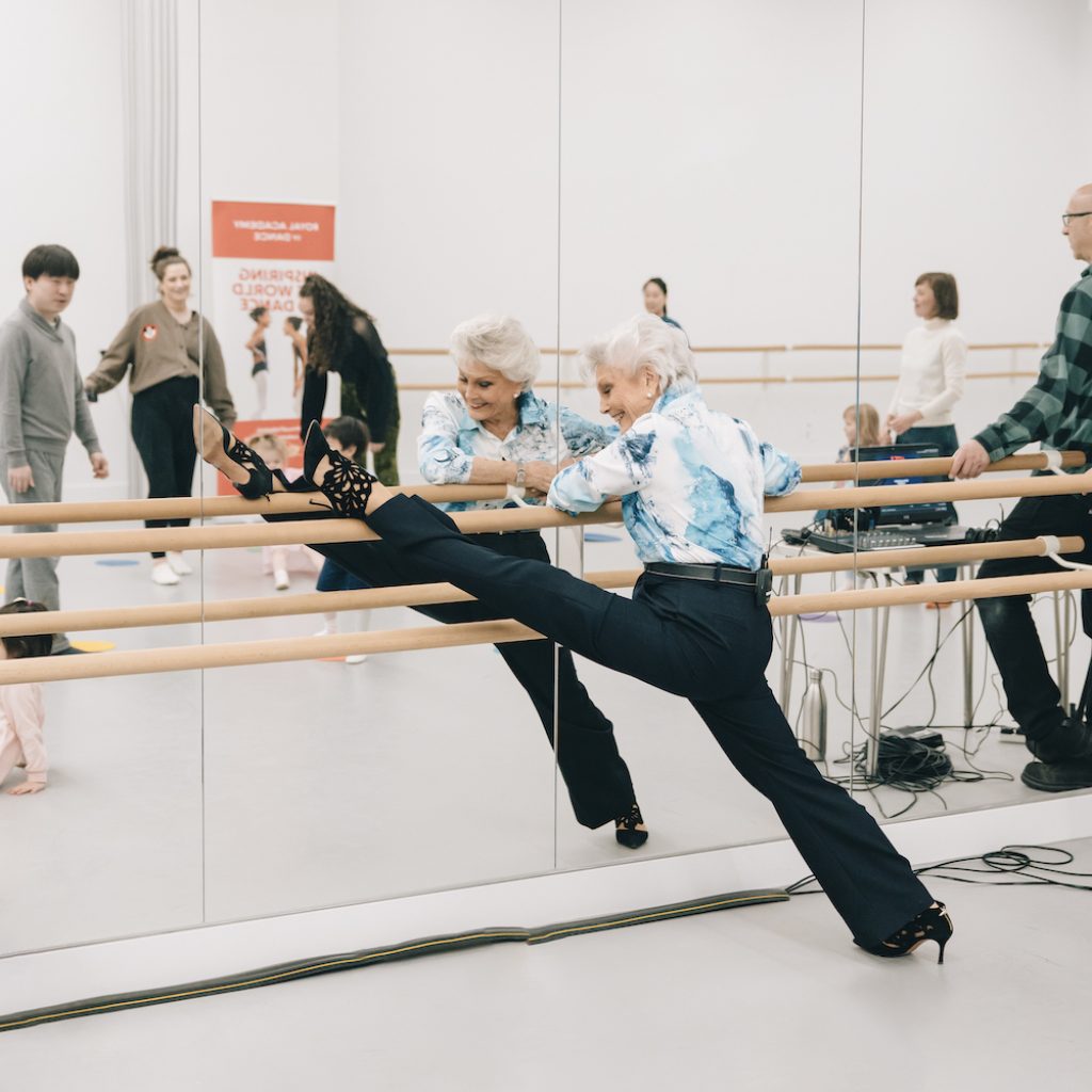 Angela Rippon. Photo by Jimmy Parratt, courtesy of the Royal Academy of Dance.