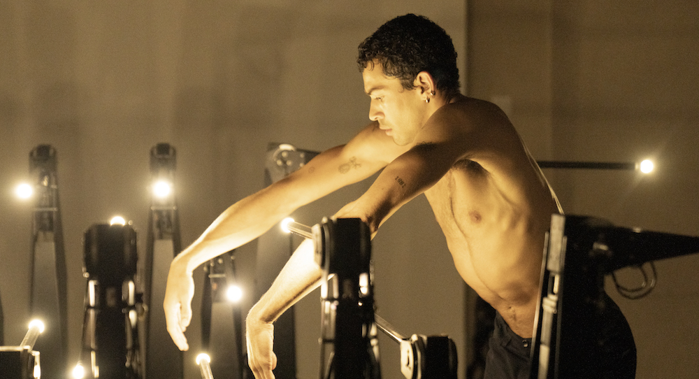 Installation view of 'Wayne McGregor: Infinite Bodies' at Somerset House. Photo by Ravi Deepres.