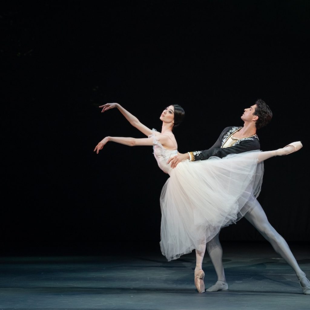 Chloe Misseldine and Reece Clarke in 'Giselle'. Photo by Jack Devant.