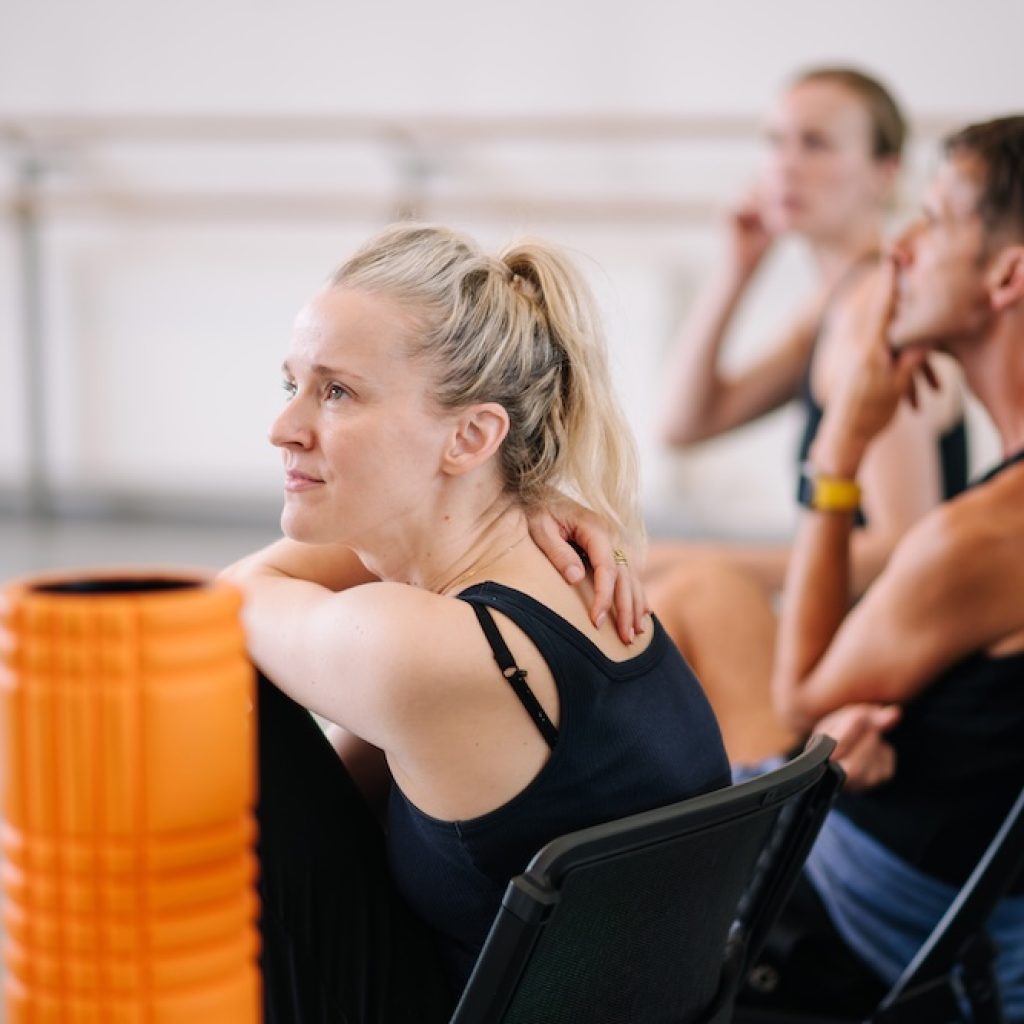 Choreographer and Co-Creator Sophie Laplane in rehearsals for Scottish Ballet's 'Mary, Queen of Scots'. Photo by Mihaela Bodlovic.