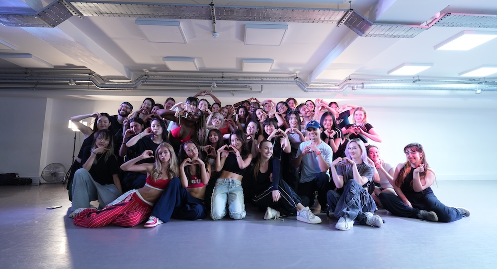 Dance workshop with Seungyeon Jang, K-pop artist and member of girl group CLC. Photo by Minglan Xu.