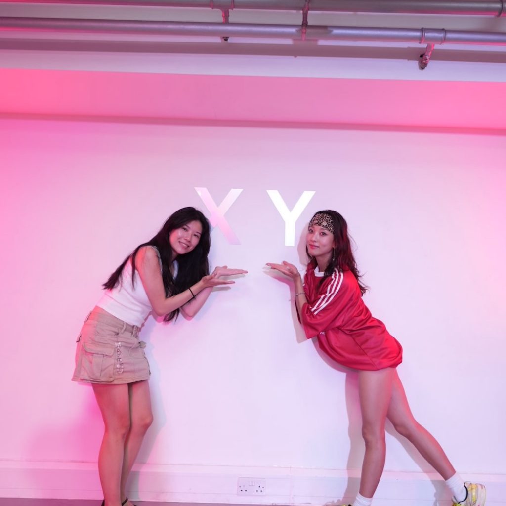 Flora Li, founder and director of XY Studio, with Seungyeon Jang. Photo by Minglan Xu.