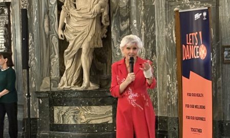 Angela Rippon at the Let's Dance launch event.