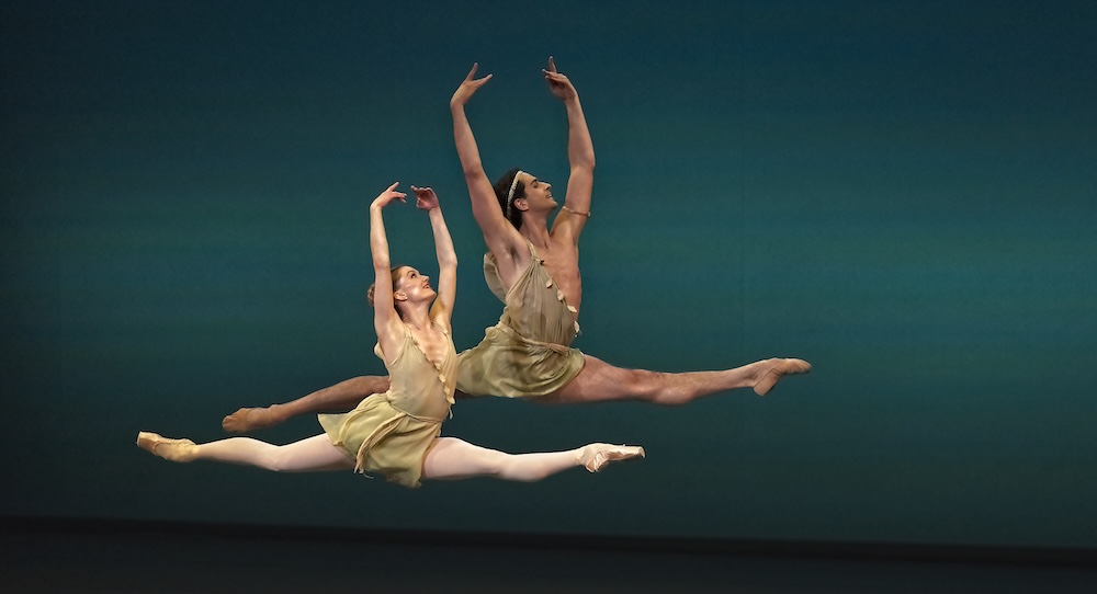Anna Rose O’Sullivan and Reece Clarke in 'Spring Waters' at the Ballet Icons Gala. Photo by Malcolm Levinkind.