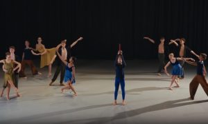 Royal Ballet School students performing in The Commonwealth Dance Relay. Photo courtesy of The Commonwealth Resounds.