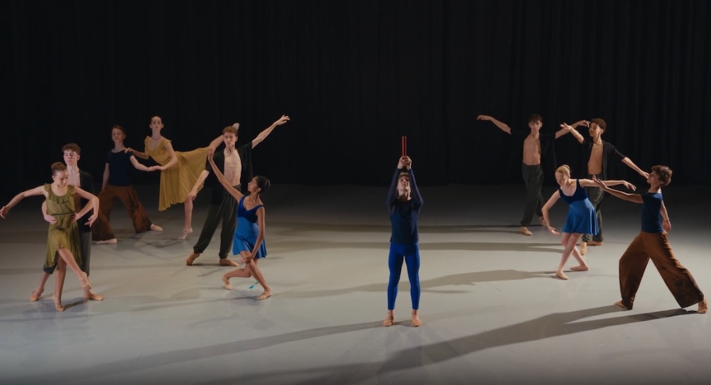 Royal Ballet School students performing in The Commonwealth Dance Relay. Photo courtesy of The Commonwealth Resounds.