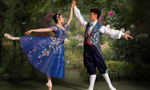 Haru Yokoo as Cinderella and Rio Barker as Prince Rowan in 'My First Ballet: Cinderella.' Photo by Isabella Turolla.