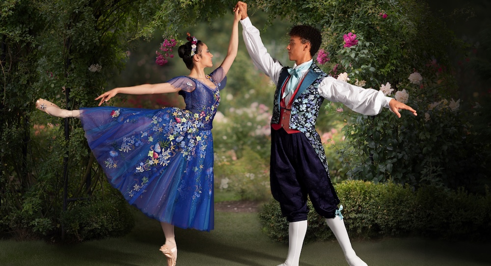 Haru Yokoo as Cinderella and Rio Barker as Prince Rowan in 'My First Ballet: Cinderella.' Photo by Isabella Turolla.