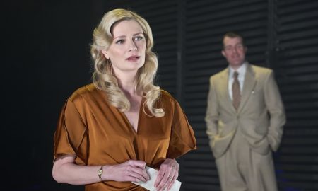 Mischa Barton and Ciaran Owens in 'Double Indemnity.' Photo by Manuel Harlan.