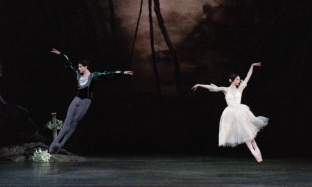 Reece Clarke as Albrecht and Hannah O'Neill as Giselle in Peter Wright's production of 'Giselle.' Photo by Andrej Uspenski.