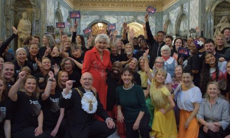Angela Rippon (center). Photo courtesy of Let's Dance.
