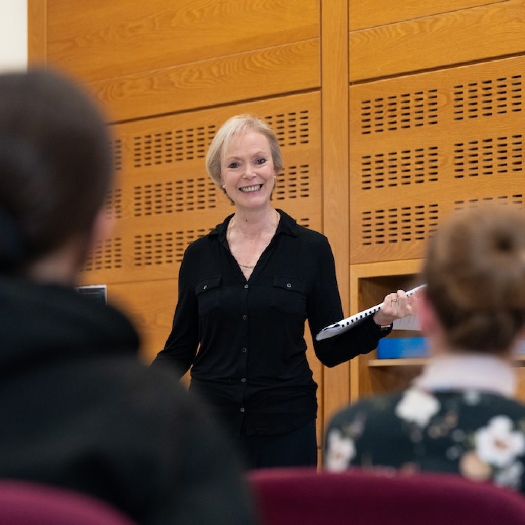 Sarah Daultry at The Royal Ballet School Inspire Seminar. Photo by Henry Curtis.