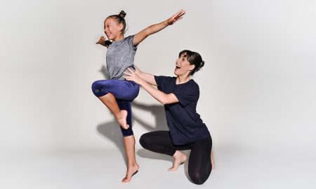 Daisy West teaching student Juno, Grade 2. Photo by Jack Thomson.