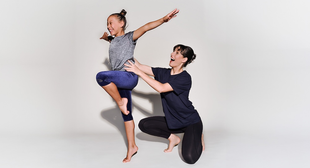 Daisy West teaching student Juno, Grade 2. Photo by Jack Thomson.