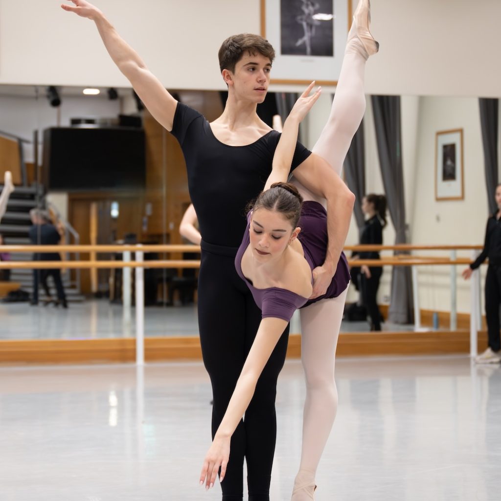 The Royal Ballet School students in rehearsal. Photo by Photography by ASH.