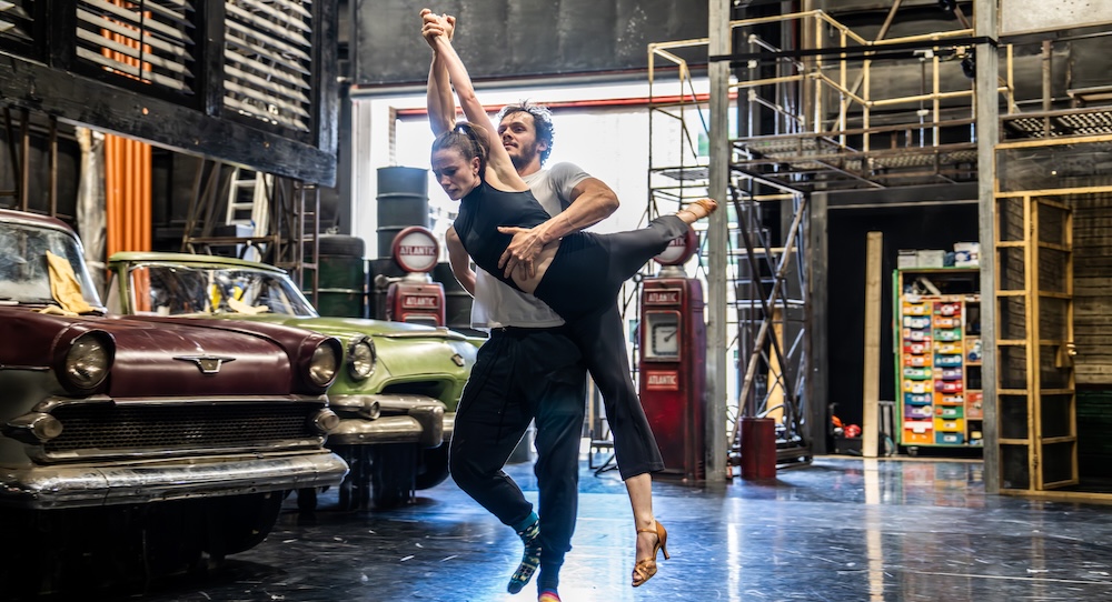 Will Bozier and Cordelia Braithwaite in rehearsal for 'The Car Man.' Photo by Craig Sugden.